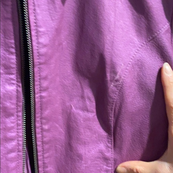 Bernardo metallic purple leather jacket - Picture 9 of 9